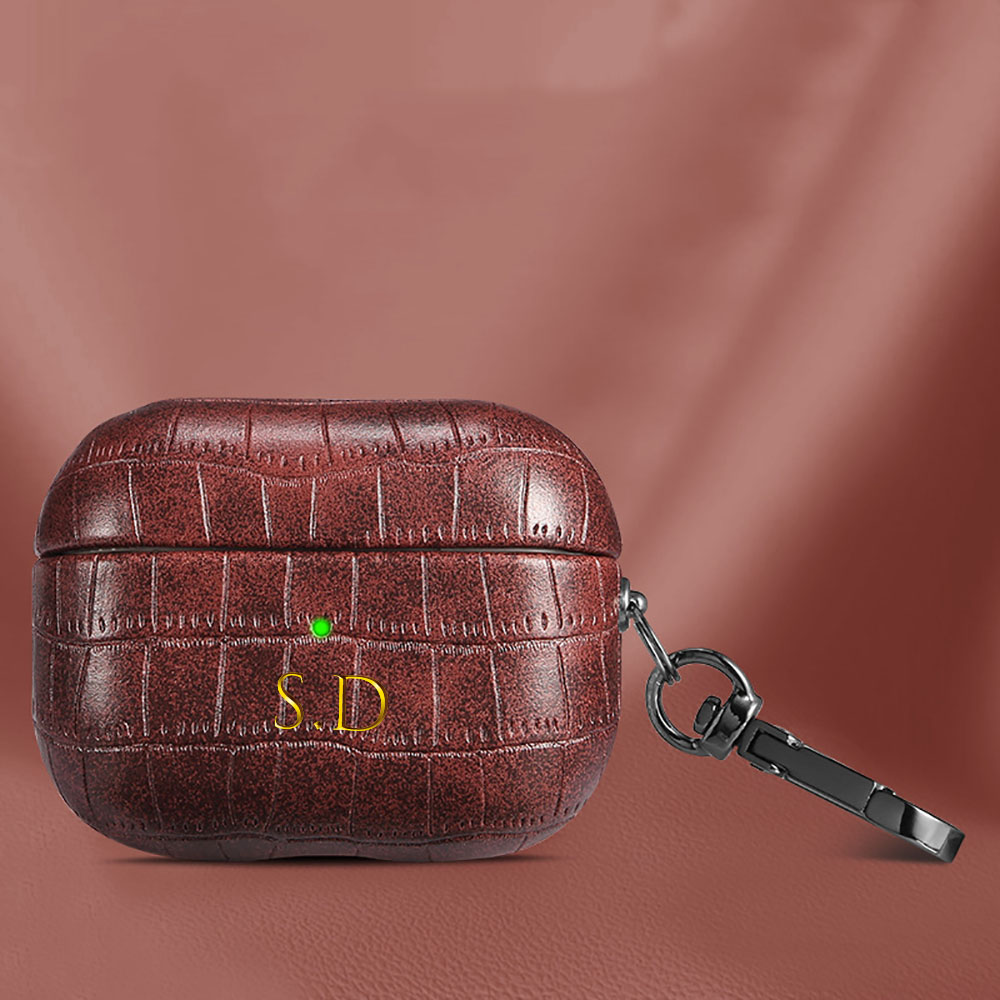 For Airpods 1 2 3 4 Pro 2 Luxu - Monogram Keychain Leather recensie en prijs
