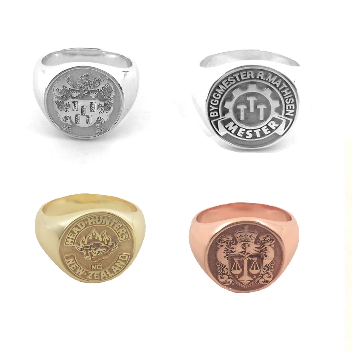 Custom Engraved 17mm Round Top - Initial Ring Custom recensie en prijs