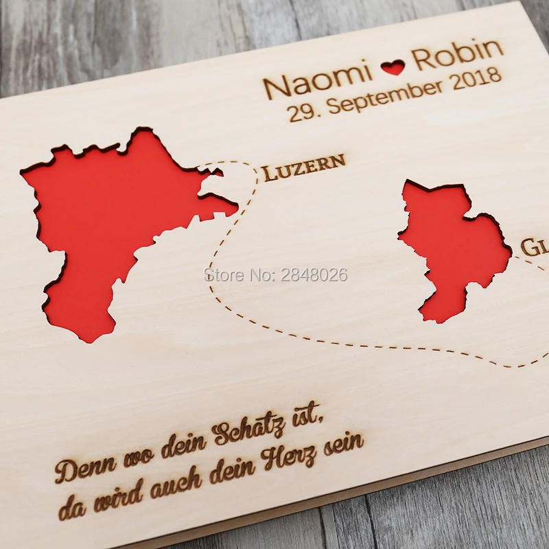 Rustic personalized wedding gu - Custom Photo Book recensie en prijs