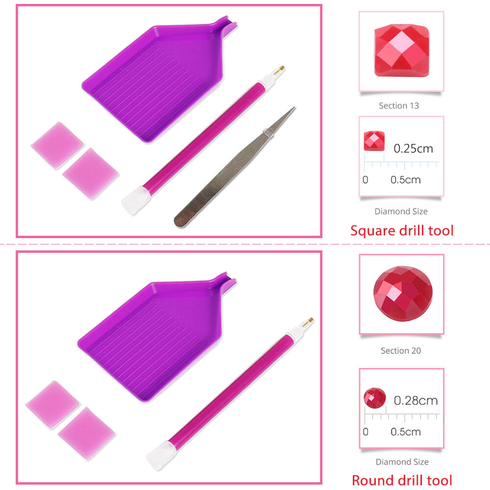 1PC frameless  Full Square Rou - Photo Mosaic Print recensie en prijs
