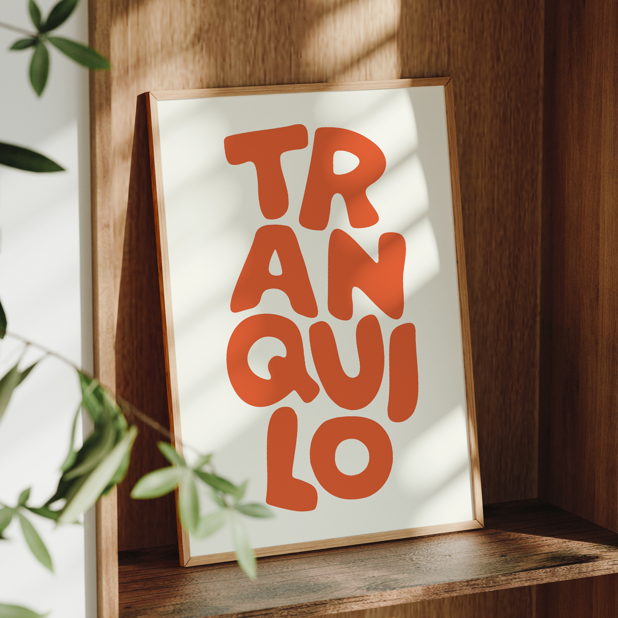 Boho Tranquilo Orange Cream Re - Custom Map Poster recensie en prijs