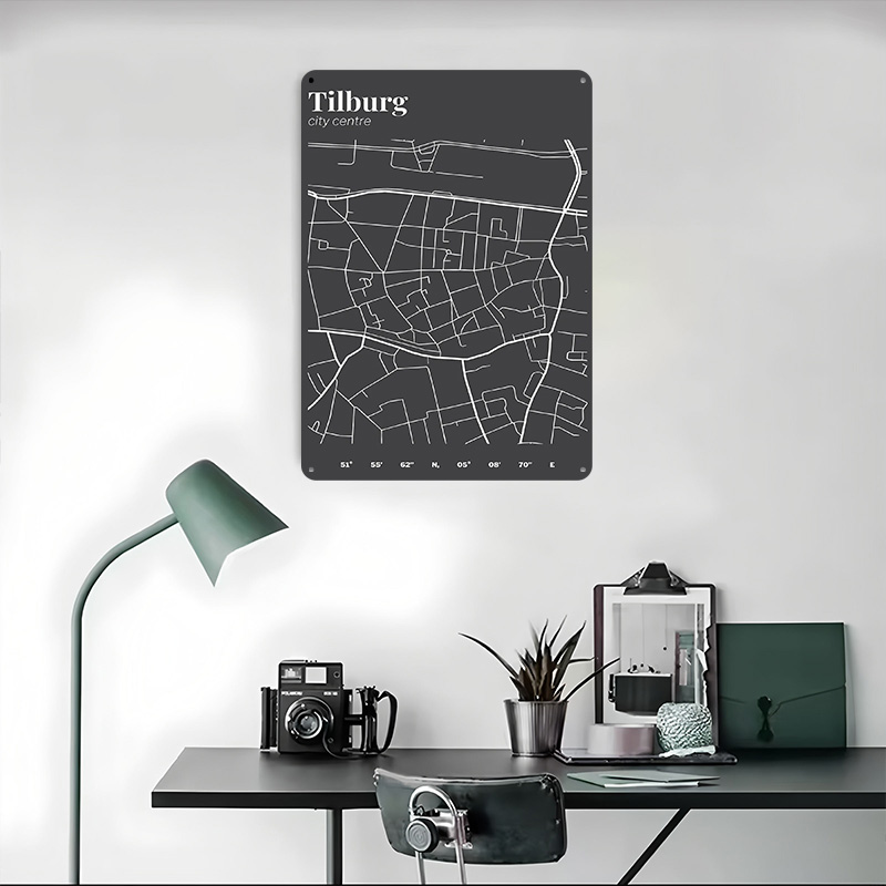 Tilburg City Centre Map Printe - Custom Map Poster recensie en prijs