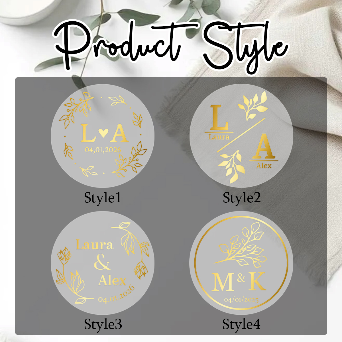 30/60/120/240pcs Custom Text R - Personalised Candle Label recensie en prijs