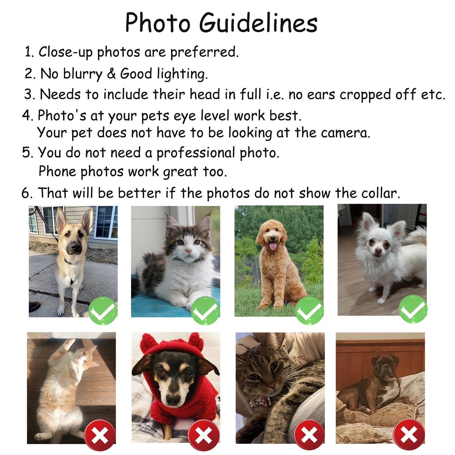1PC Custom Dog Cat Portrait 2D - Pet Portrait Custom recensie en prijs