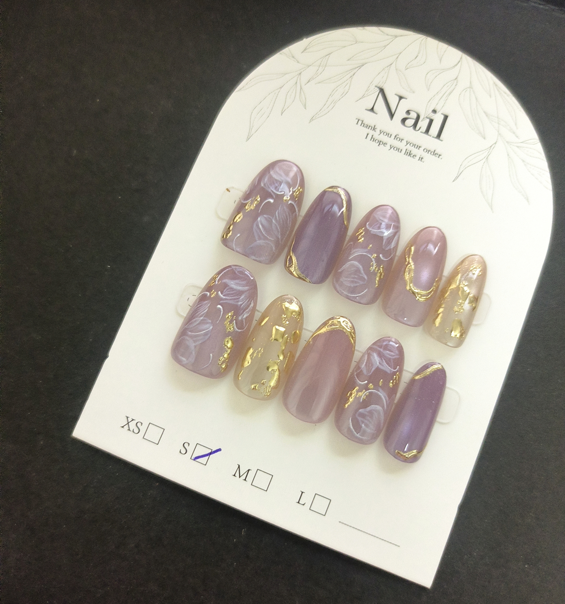 10pcs Handmade Press On Nails  - Pressed Flower Art recensie en prijs