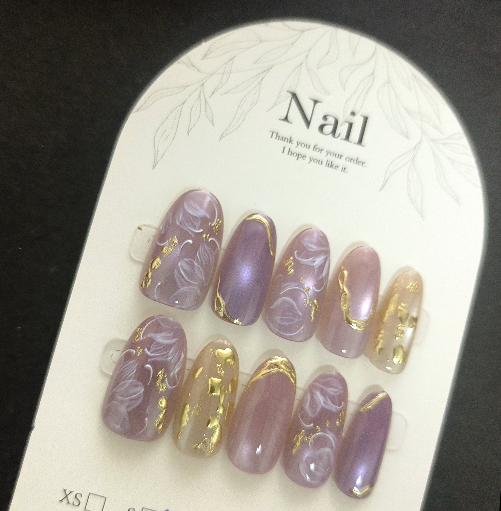 10pcs Handmade Press On Nails  - Pressed Flower Art recensie en prijs