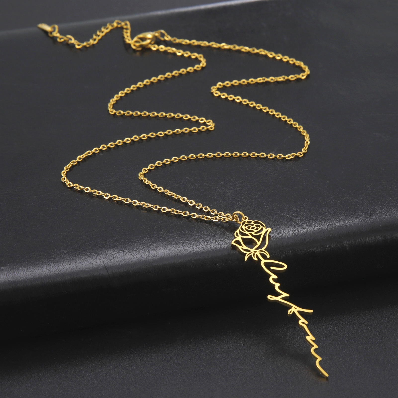 Sipuris Personalized Custom Na - Birth Flower Necklace recensie en prijs