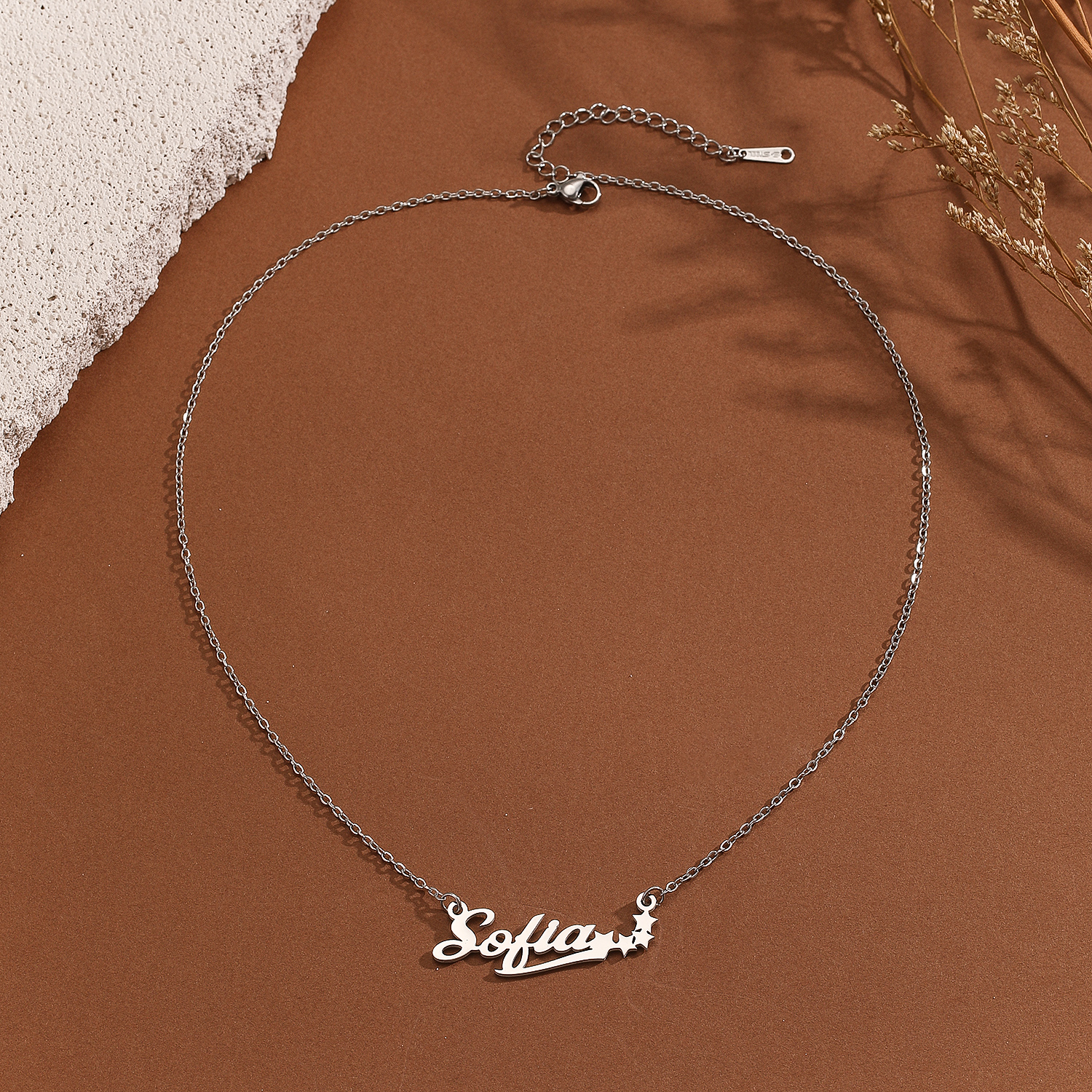 Stainless Steel Star Letter Pe - Name Necklace Custom recensie en prijs