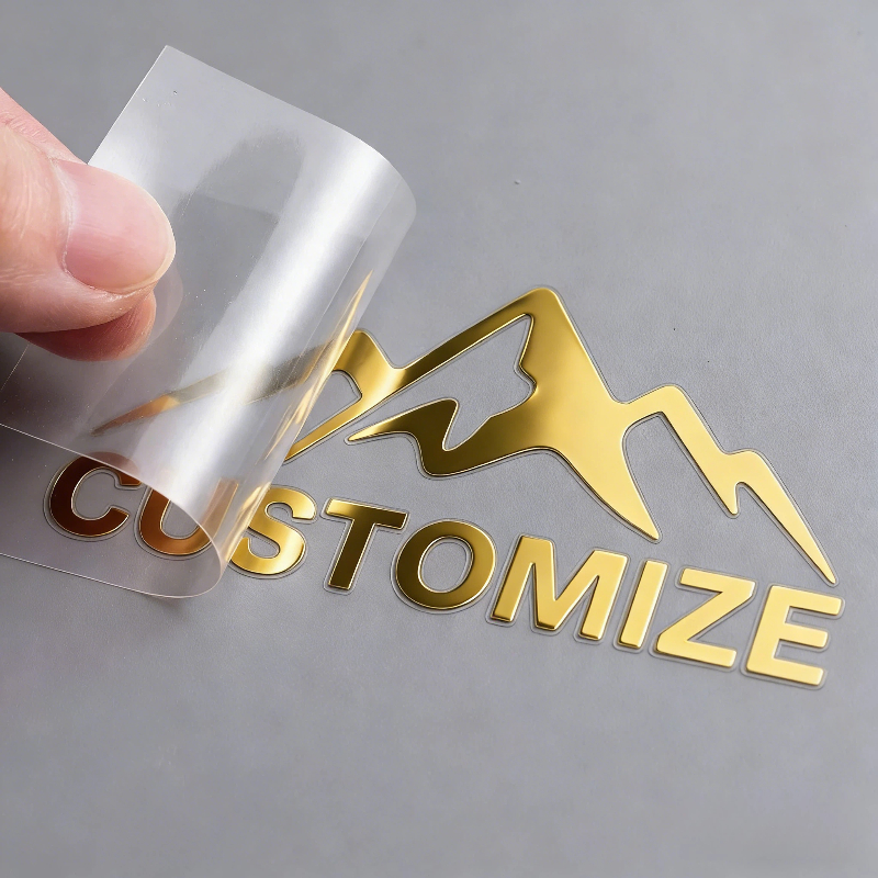 Shiny Gold Stickers Custom Log - Personalised Candle Label recensie en prijs