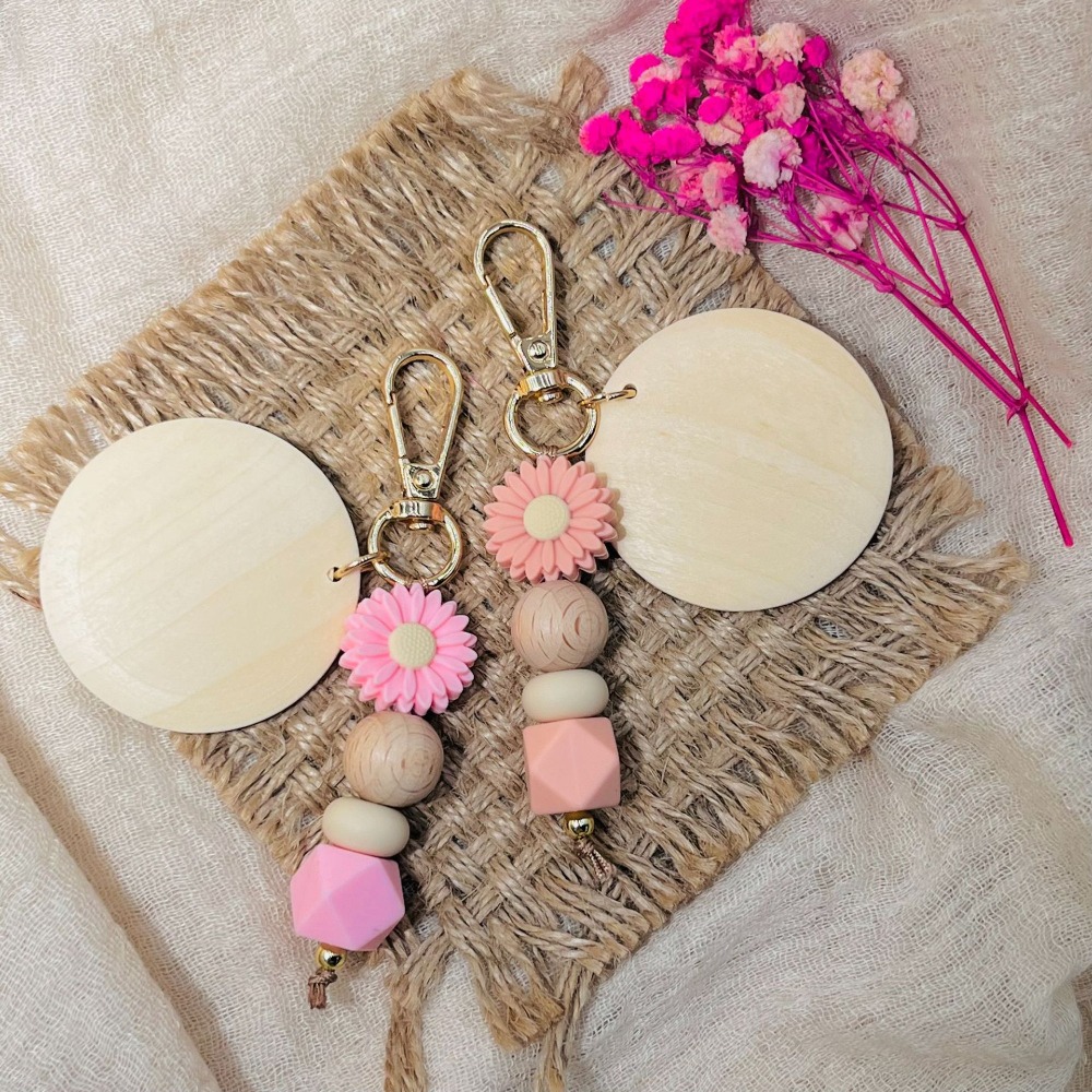 Creative Bamboo Pendant Keycha - Initial Ring Custom recensie en prijs