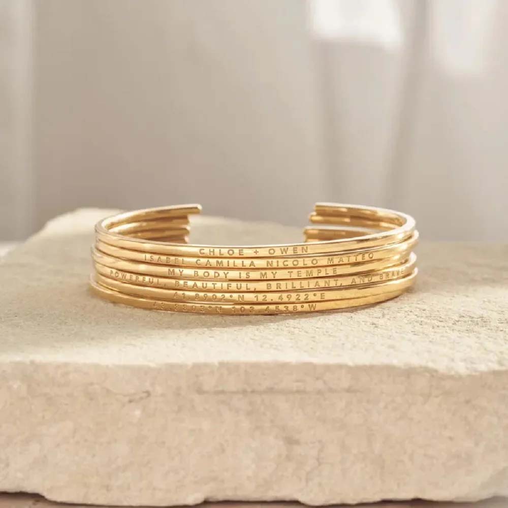 Couple Engrave Name Text Custo - Coordinates Bracelet recensie en prijs