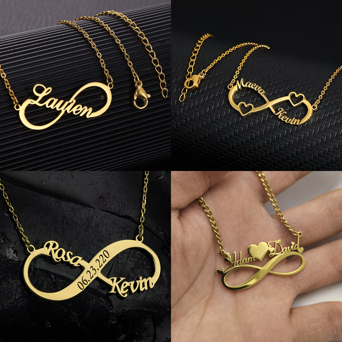 Custom Name Infinity Necklaces - Name Necklace Custom recensie en prijs