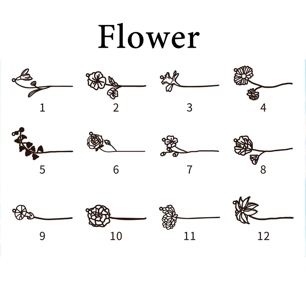 Haiyufly Personalized Custom N - Birth Flower Necklace recensie en prijs