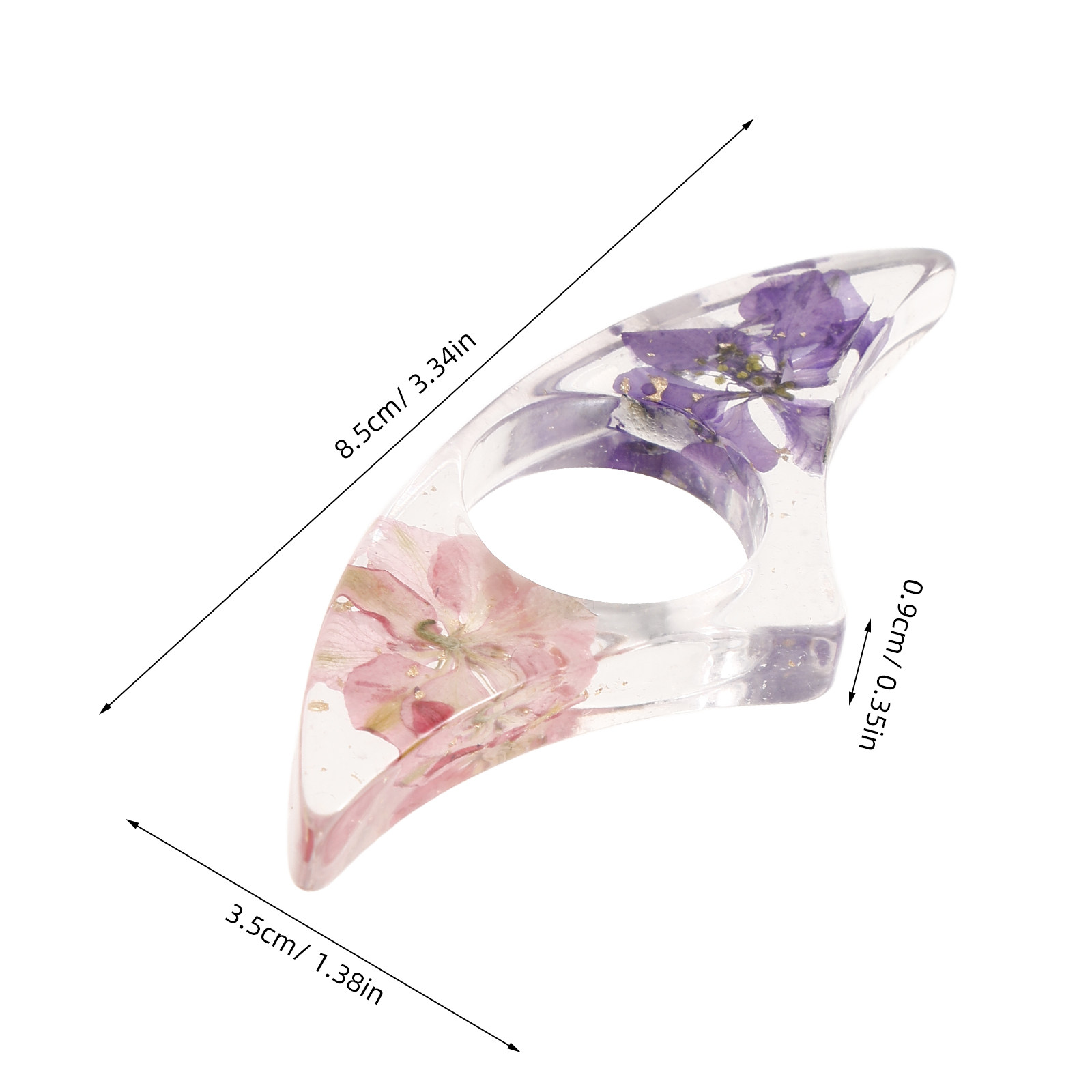 Artistic Resin Thumb Bookmark  - Dried Flower Bookmark recensie en prijs