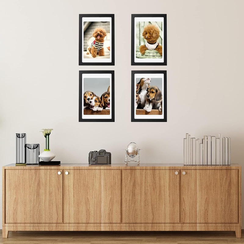 5-Piece Set A4 Black Wooden Ph - Engraved Wood Frame recensie en prijs