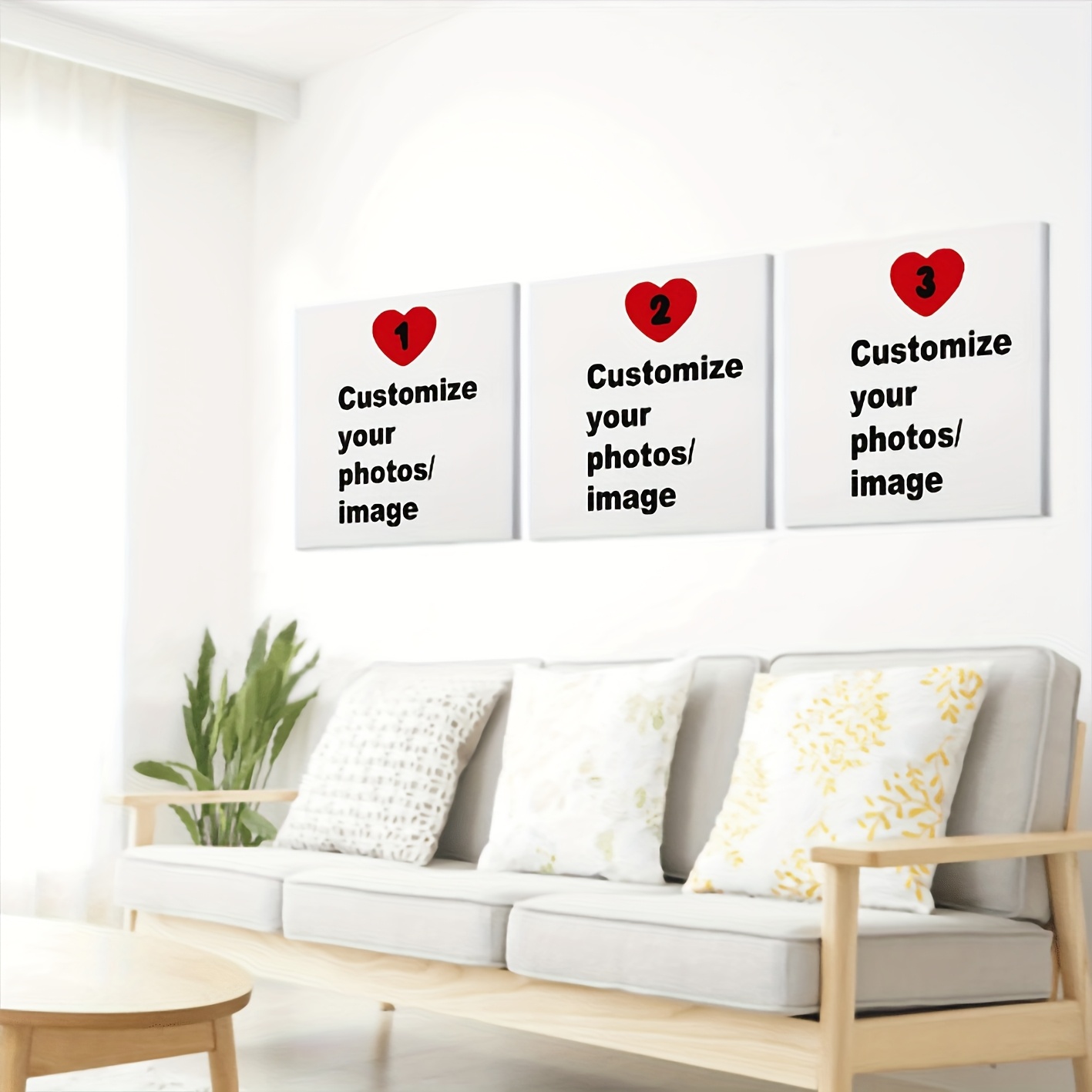 3pcs/set Custom Square Canvas  - Pet Portrait Custom recensie en prijs