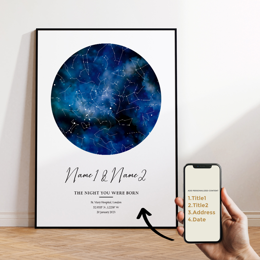 Modern Custom Personalized Nig - Custom Night Sky recensie en prijs