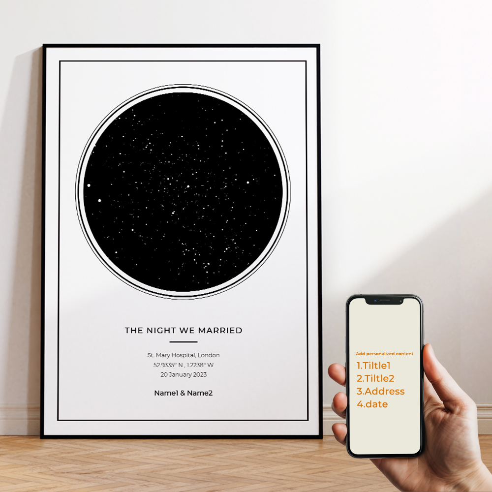 Modern Custom Personalized Nig - Custom Night Sky recensie en prijs