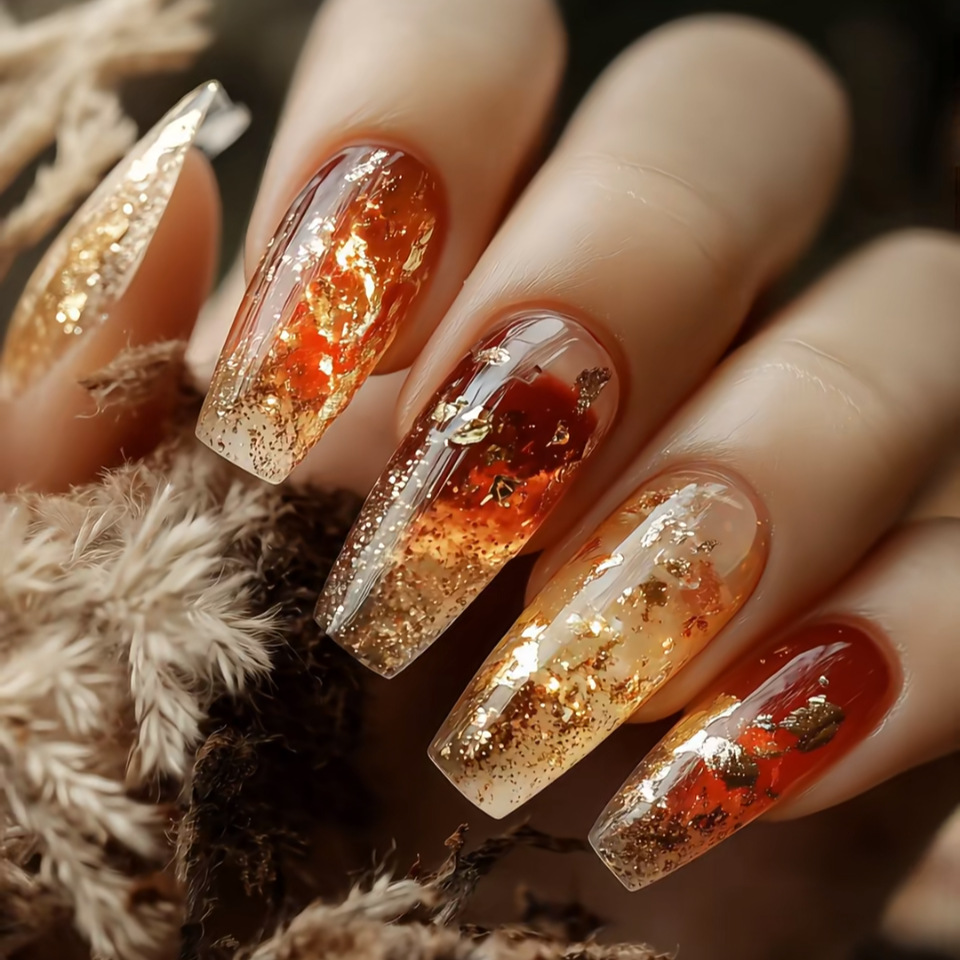 24pcs Wearable Fake Nails Sets - Pressed Flower Art recensie en prijs