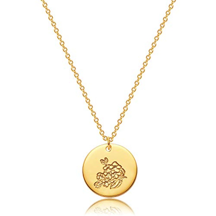 Birth Flower Necklace 18k Gold - Birth Flower Necklace recensie en prijs