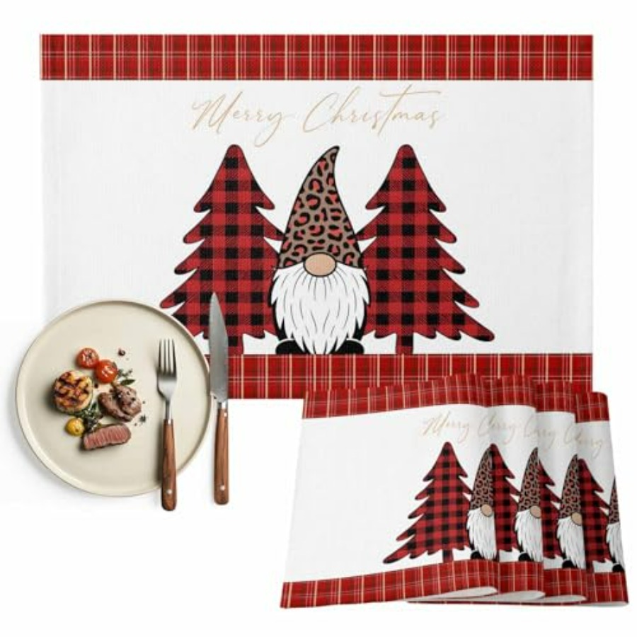 Set of 4 Winter Christmas Tree - Family Tree Print recensie en prijs
