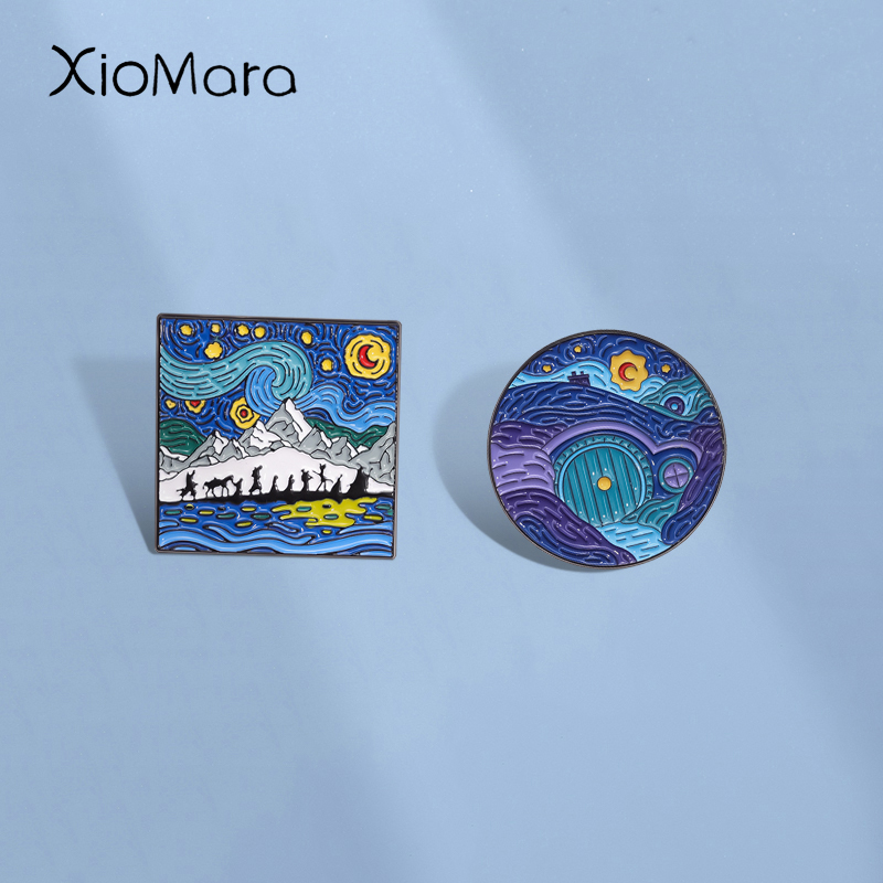 Night Sky Oil Painting Enamel  - Custom Night Sky recensie en prijs