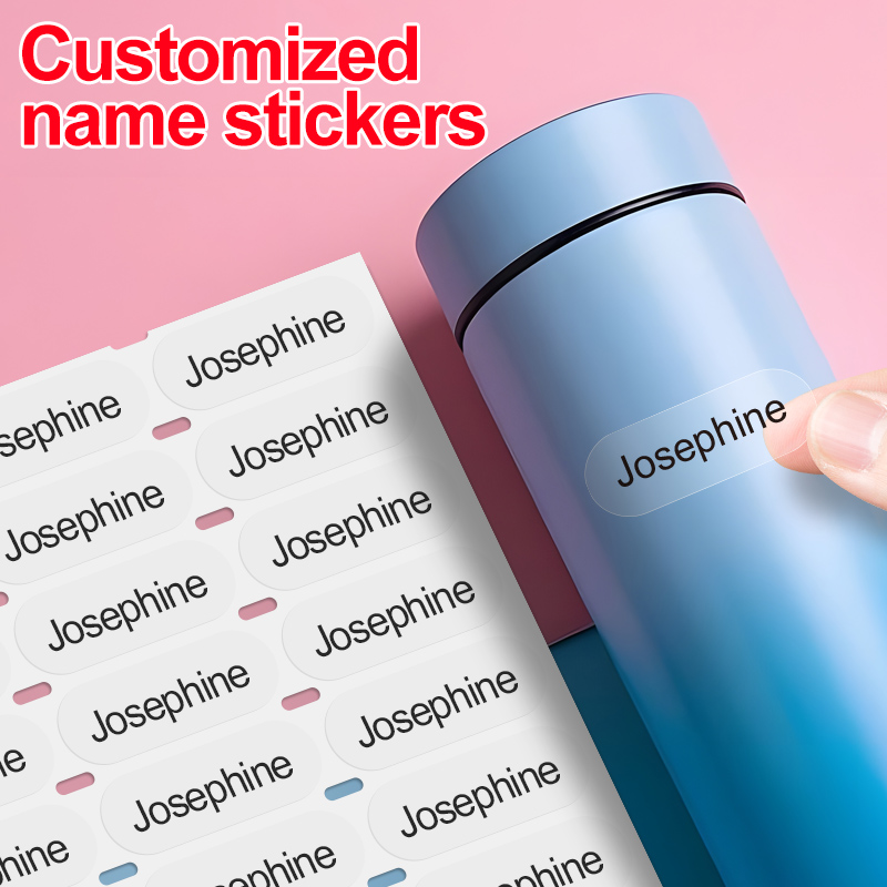 ‌Custom Clear Name Tags for Sc - Personalized Name Box recensie en prijs